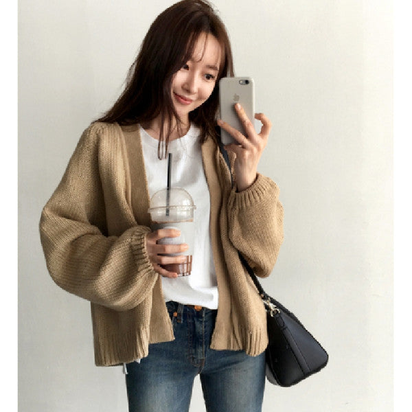 Autumn And Winter Loose All Match Short Sweater Women