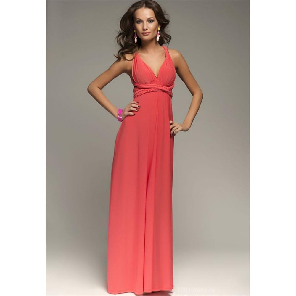 Cross Backless Tied Dress Long Dress