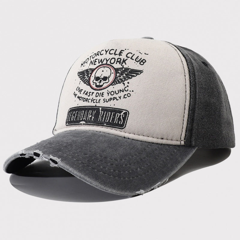 Women's Retro Washed Denim Baseball Cap