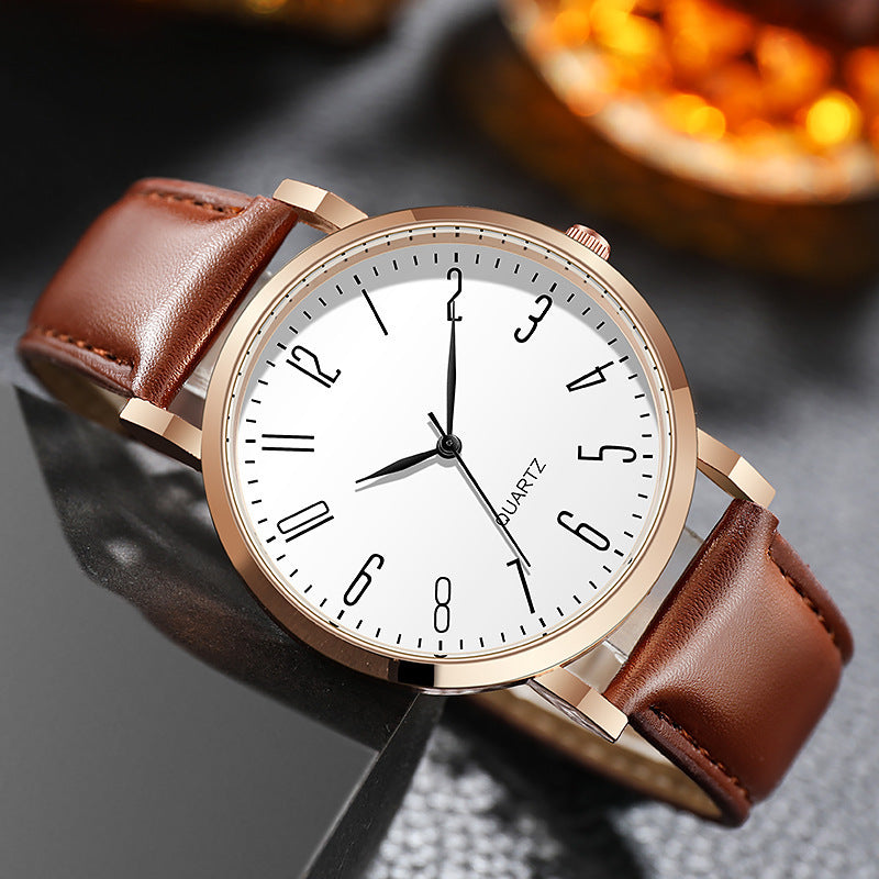 Men's Casual Business Belt Watch