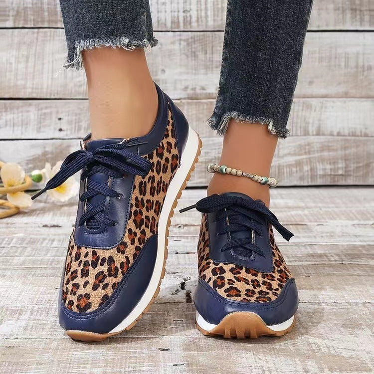 Women's Plus Size Solid Color Sports Leisure Cloth Shoes