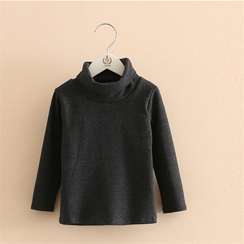 Small And Medium-sized Children's Long-sleeved Bottoming Shirt Pure Cotton New