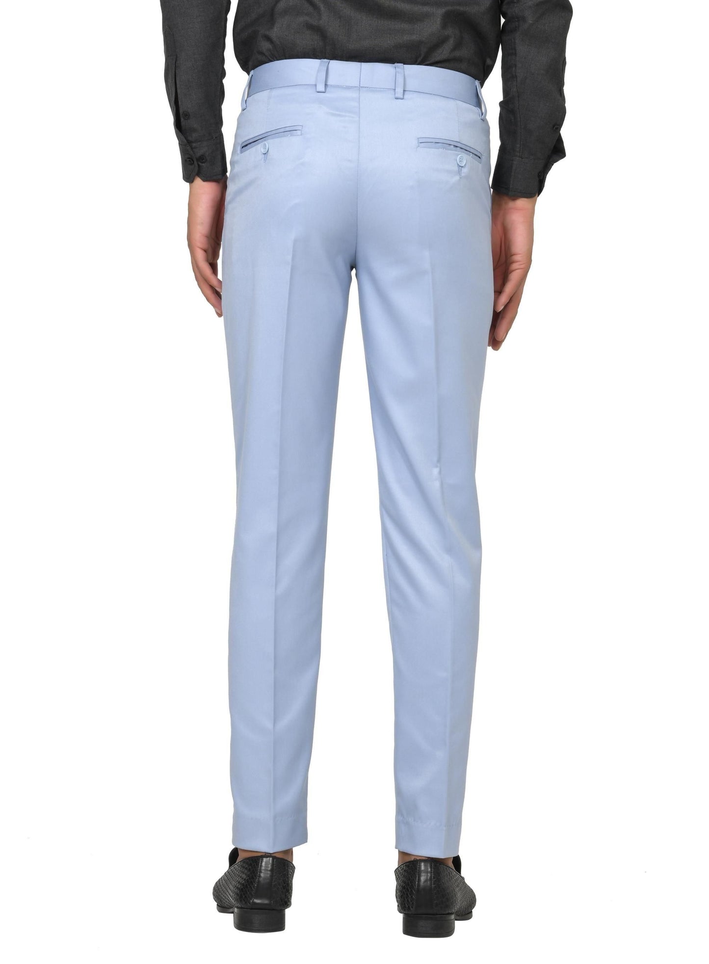 Mens Poly Viscose Formal Trousers