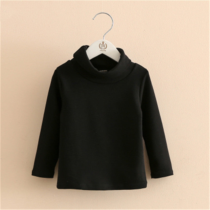 Small And Medium-sized Children's Long-sleeved Bottoming Shirt Pure Cotton New