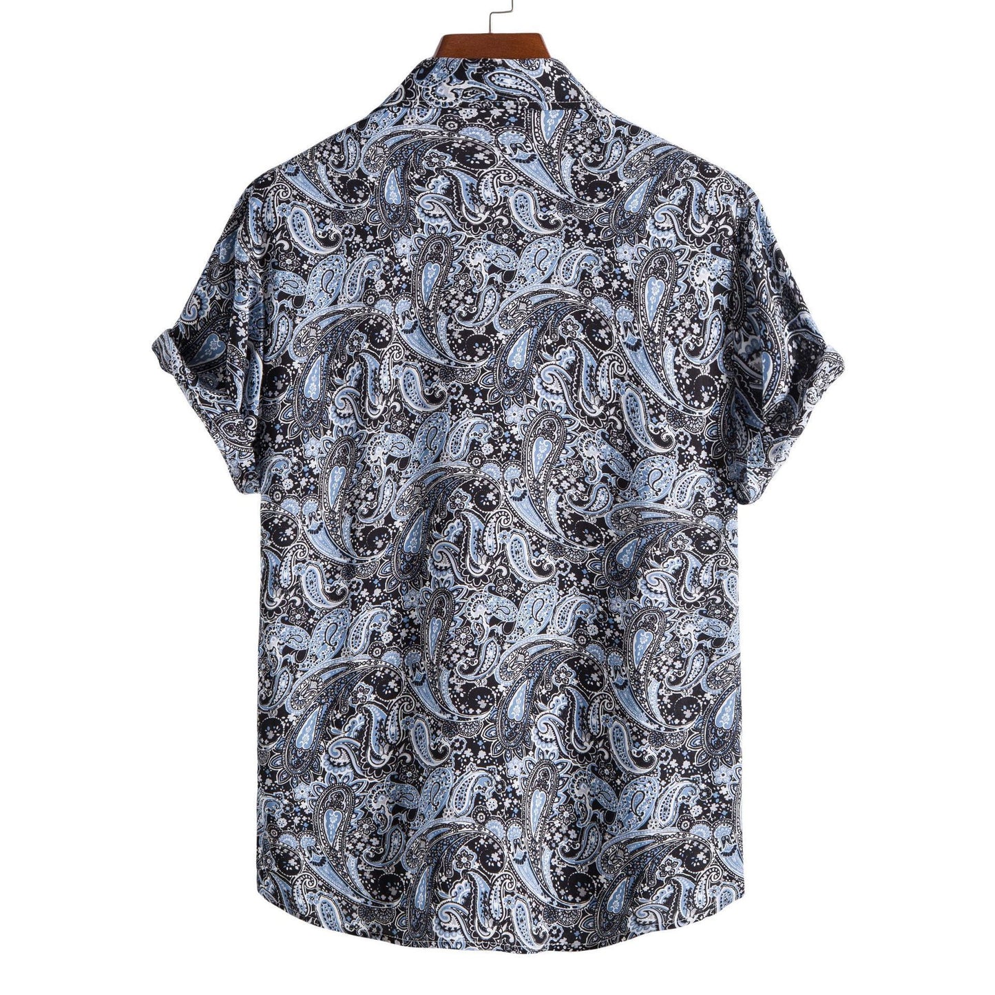 Cotton Thin Printed Short Sleeve Shirt