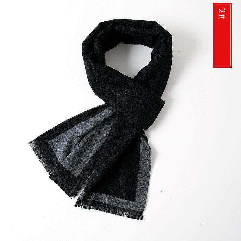 Men's Extended Cashmere All-match Warm Scarf