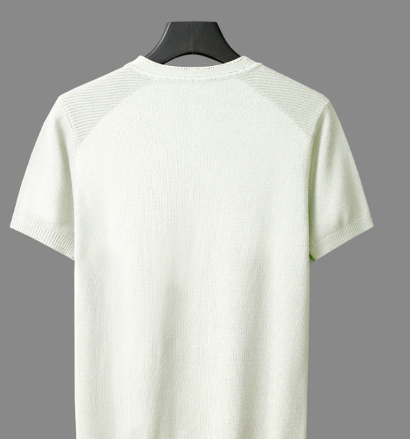 Men's Sweater Short Sleeve Fashion Spring And Summer Knitted