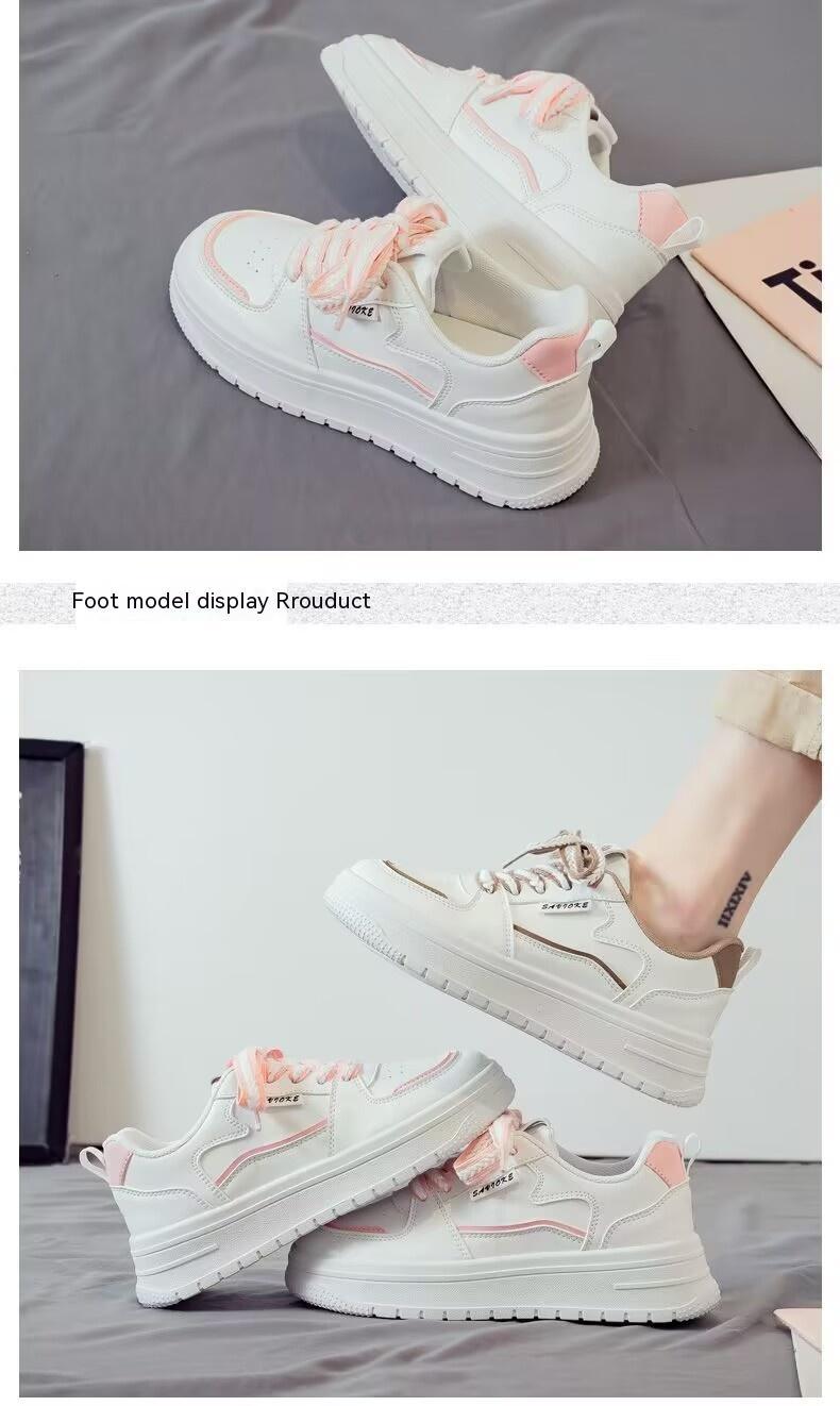 Platform White Shoes Minority All-match Running Leisure Sneakers