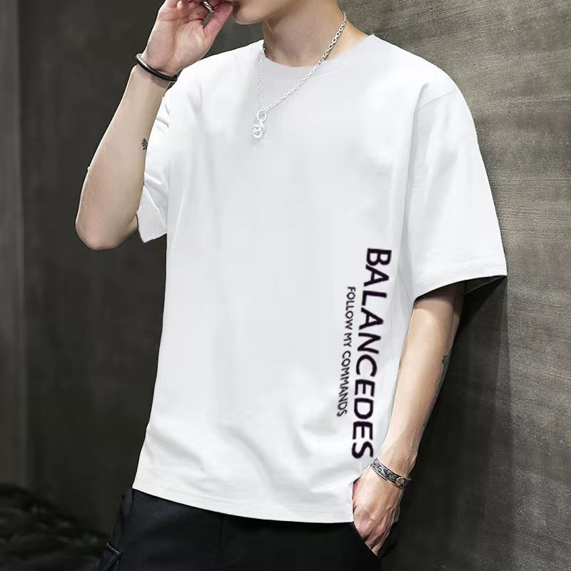 Men's Summer Loose Bottoming Shirt Short-sleeved T-shirt